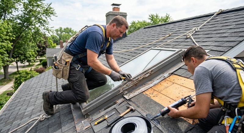 Skylight Leak Repair in Gig Harbor, WA